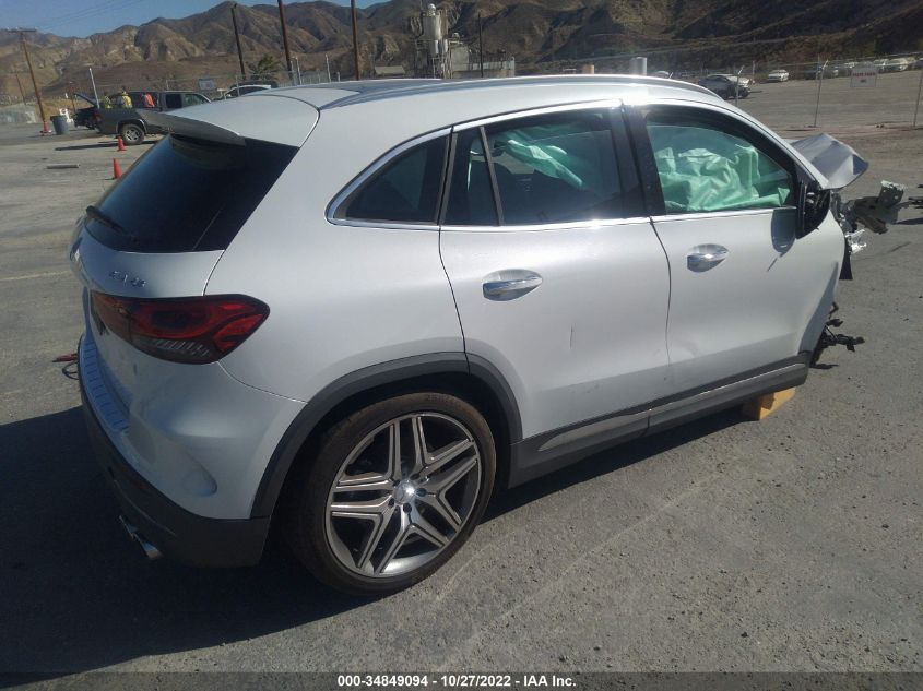 2021 MERCEDES-BENZ GLA AMG GLA 45 VIN: W1N4N5DB9MJ217051