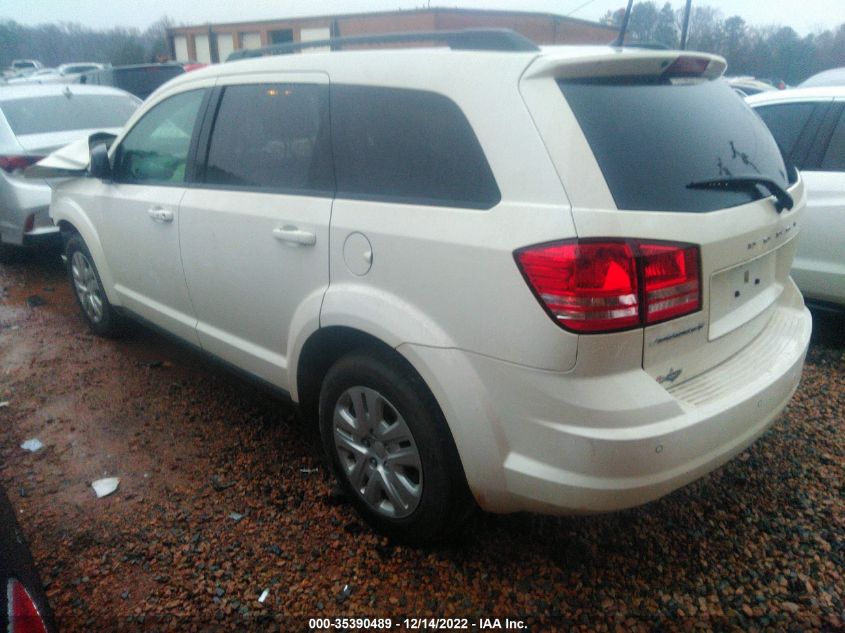 2020 DODGE JOURNEY SE VALUE VIN: 3C4PDCAB8LT261551
