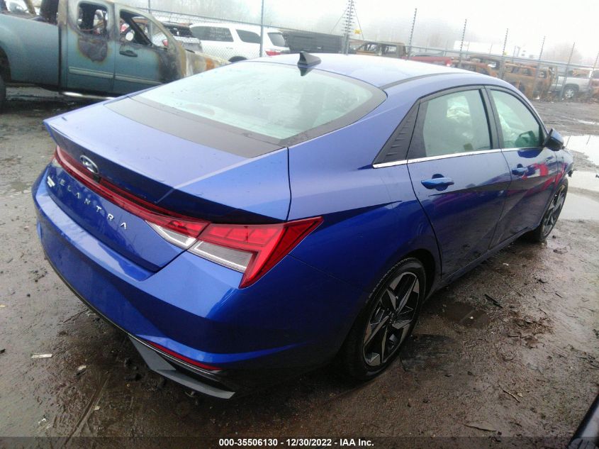 2022 HYUNDAI ELANTRA SEL VIN: 5NPLN4AG9NH062735