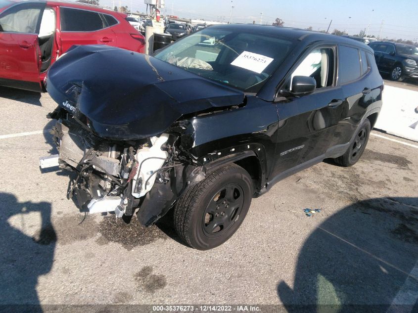 2020 JEEP COMPASS SPORT VIN: 3C4NJCAB9LT125185