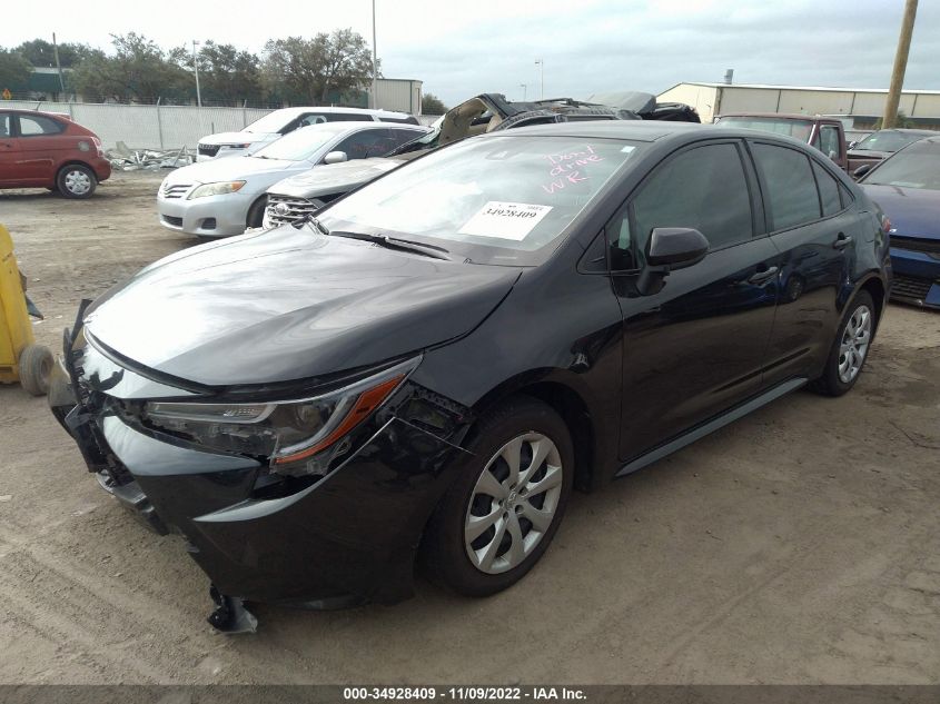 2021 TOYOTA COROLLA LE VIN: JTDEPMAE3MJ153720