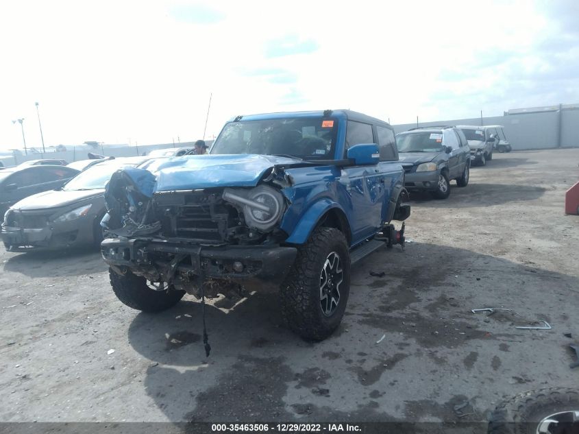 2021 FORD BRONCO BASE/BIG BEND VIN: 1FMDE5CH1MLB08077