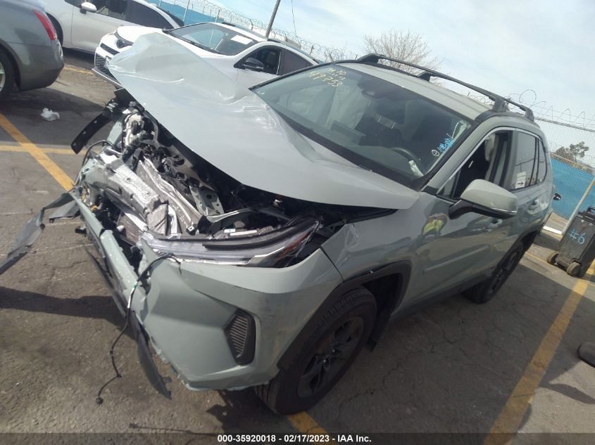 2022 TOYOTA RAV4 HYBRID XLE VIN: 4T3RWRFV2NU055632