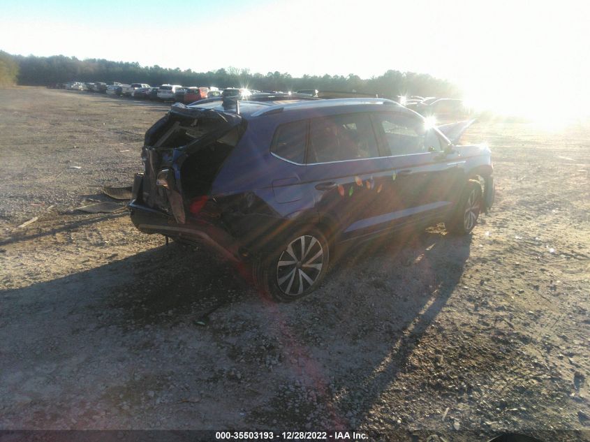 2022 VOLKSWAGEN TAOS SE VIN: 3VVTX7B24NM014084