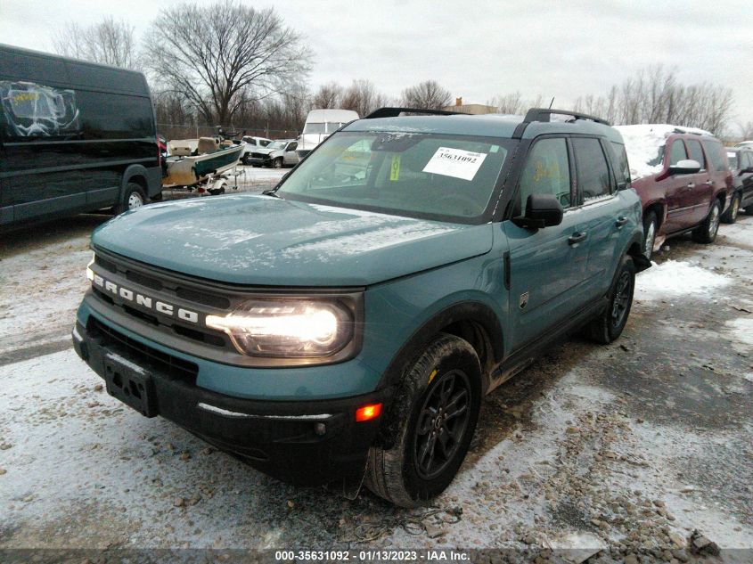 2021 FORD BRONCO SPORT BIG BEND VIN: 3FMCR9B6XMRA12831