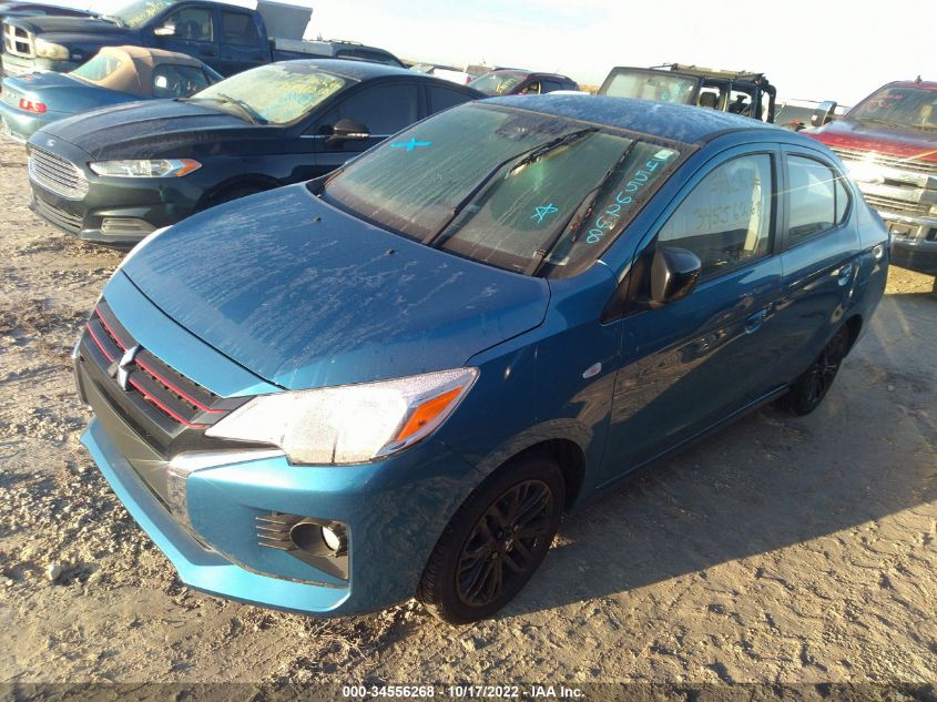 2022 MITSUBISHI MIRAGE G4 ES/LE/BLACK EDITION VIN: ML32FUFJ9NHF05211