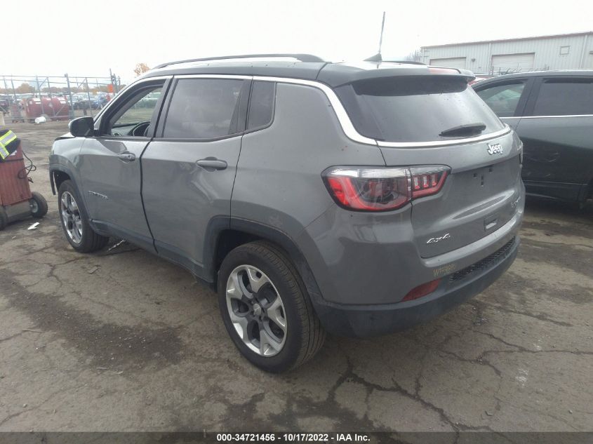2020 JEEP COMPASS LIMITED VIN: 3C4NJDCB0LT255343