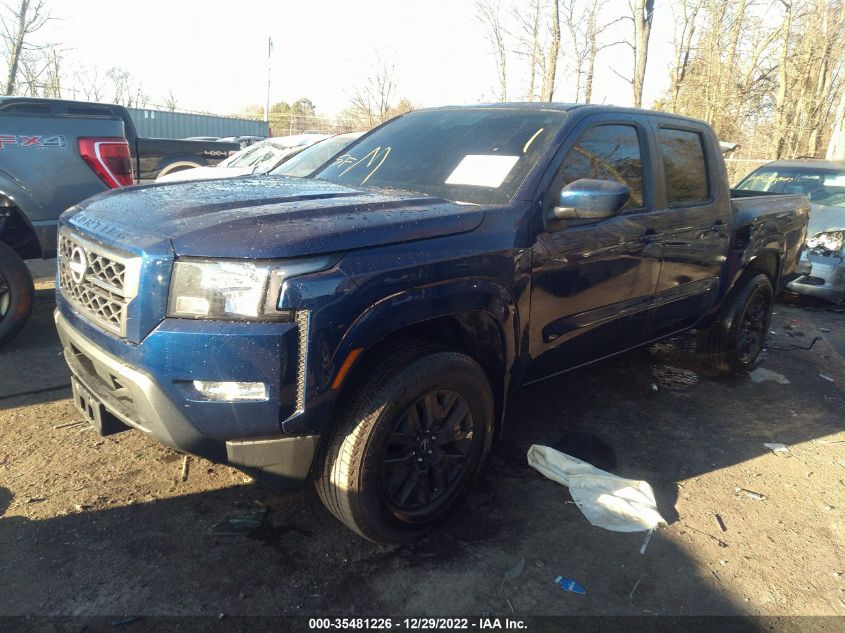 2022 NISSAN FRONTIER SV VIN: 1N6ED1EK7NN609376