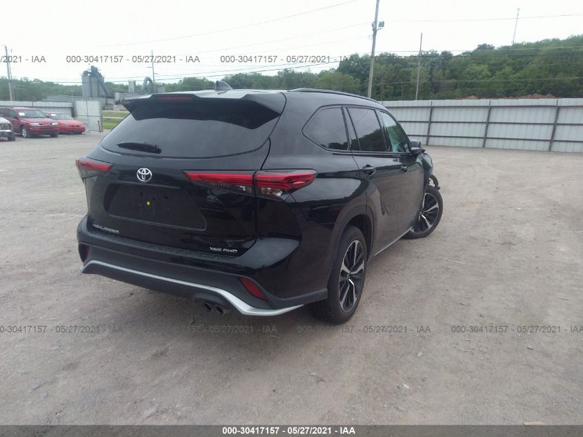 2021 TOYOTA HIGHLANDER XSE VIN: 5TDJZRBH3MS068250
