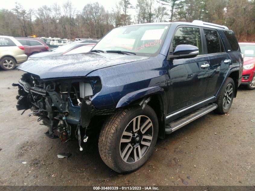 2021 TOYOTA 4RUNNER LIMITED VIN: JTEKU5JRXM5895900