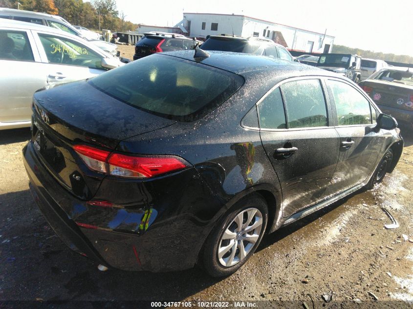 2022 TOYOTA COROLLA LE VIN: JTDEPMAE5NJ231285