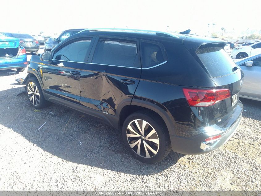 2022 VOLKSWAGEN TAOS SE VIN: 3VVRX7B26NM007695