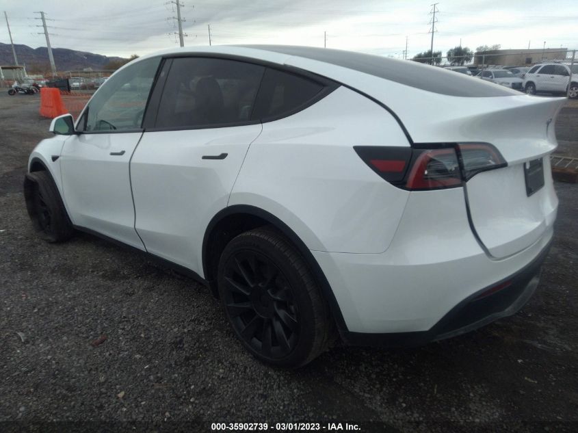 2023 TESLA MODEL Y LONG RANGE VIN: 7SAYGDEE9PA024898