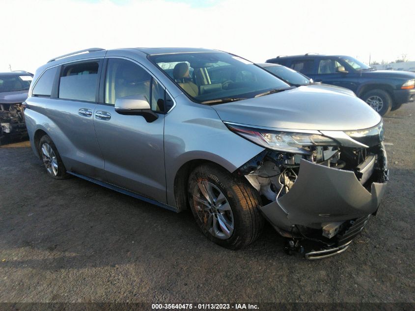 2022 TOYOTA SIENNA LIMITED VIN: 5TDZRKECXNS109775