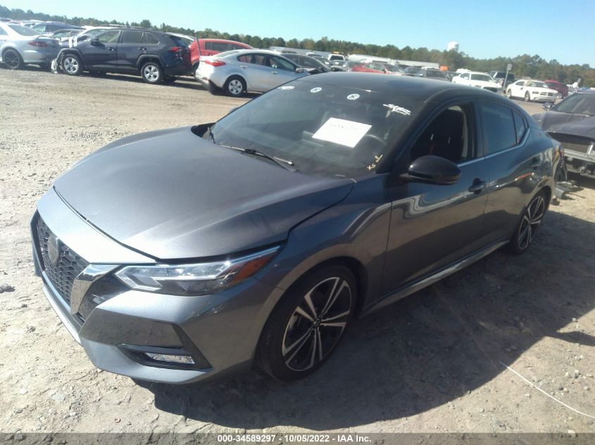 2021 NISSAN SENTRA SR VIN: 3N1AB8DV1MY212522