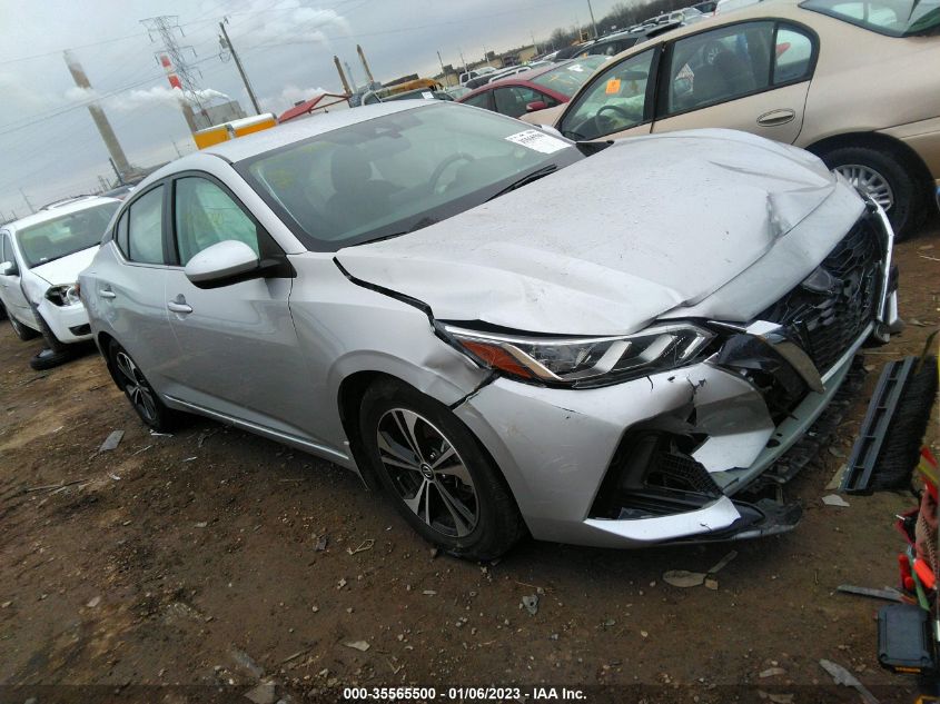 2022 NISSAN SENTRA SV VIN: 3N1AB8CV5NY211425
