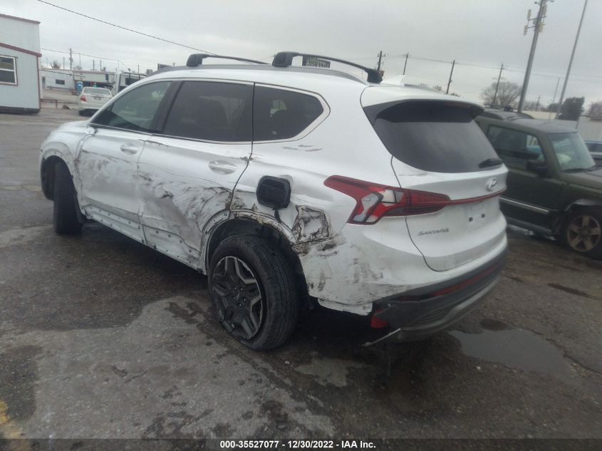 2022 HYUNDAI SANTA FE LIMITED VIN: 5NMS44AL6NH397394