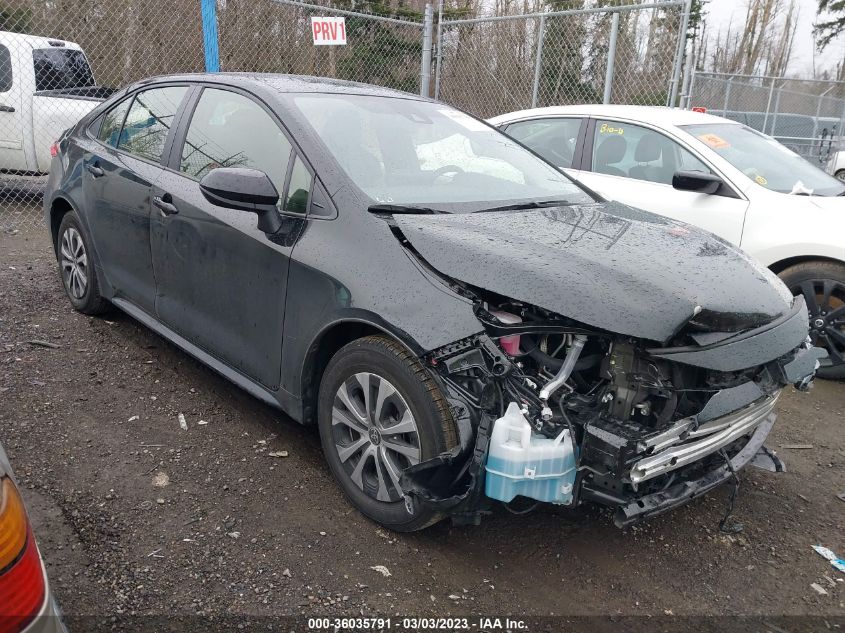 2022 TOYOTA COROLLA HYBRID LE VIN: JTDEAMDE0NJ060202