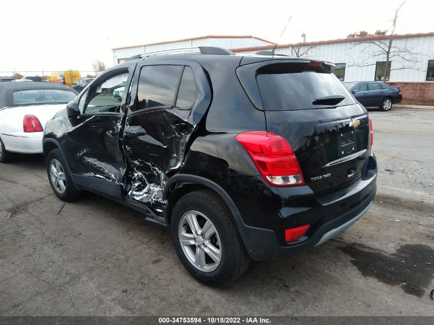 2021 CHEVROLET TRAX LT VIN: KL7CJPSB2MB358421