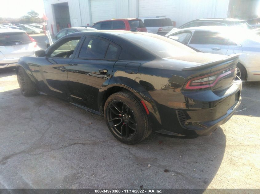2022 DODGE CHARGER SCAT PACK WIDEBODY VIN: 2C3CDXGJ0NH194464