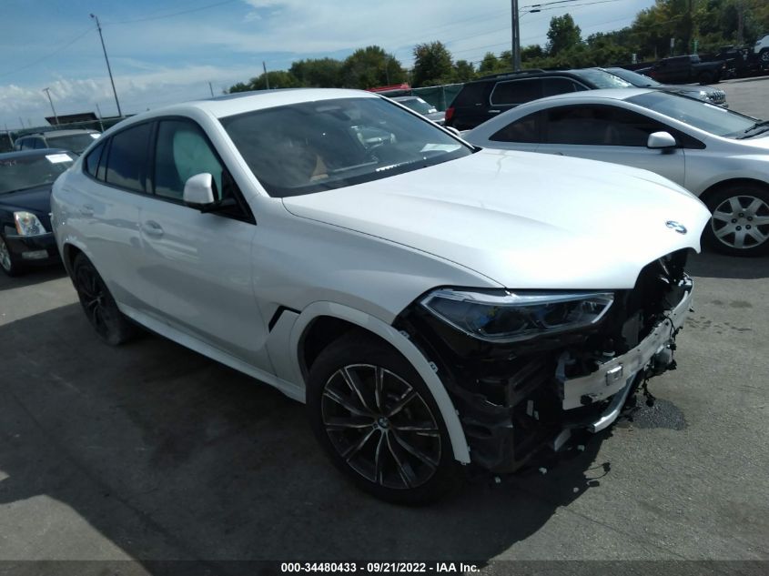 2021 BMW X6 XDRIVE40I VIN: 5UXCY6C06M9F95251