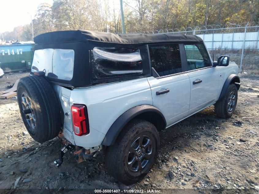 2021 FORD BRONCO BASE/BIG BEND VIN: 1FMDE5BH3MLA95396