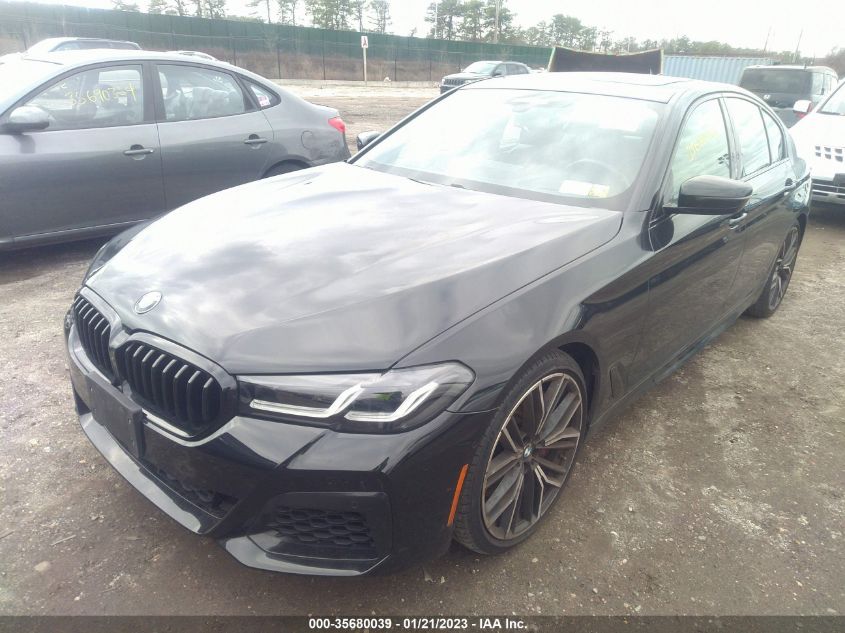 2021 BMW 5 SERIES M550I XDRIVE VIN: WBA13BK04MCF57681