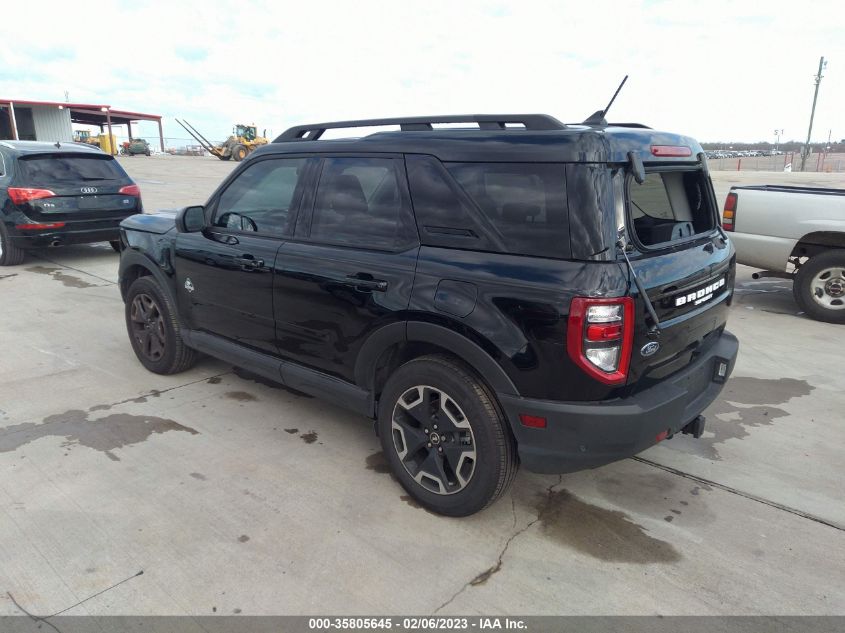2022 FORD BRONCO SPORT OUTER BANKS VIN: 3FMCR9C6XNRD59916