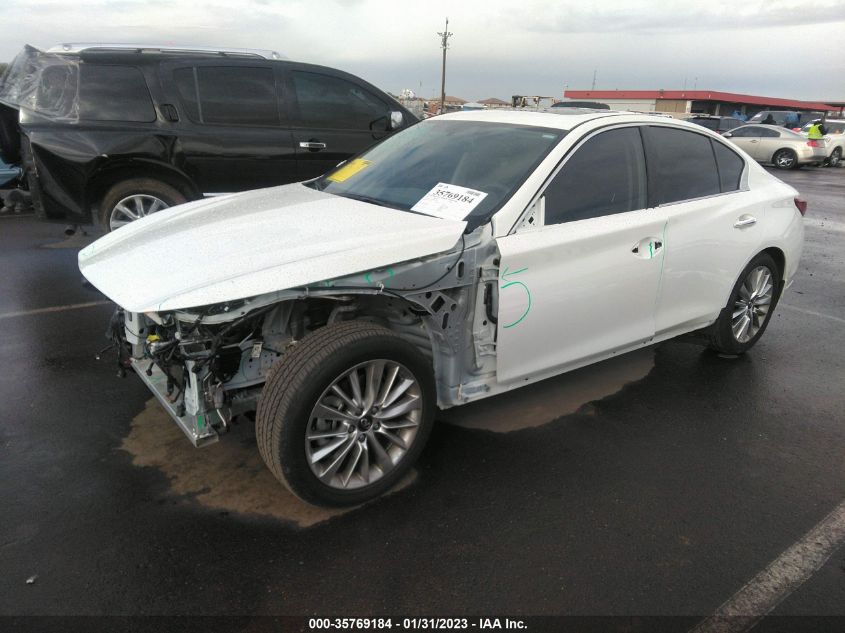 2021 INFINITI Q50 3.0T LUXE VIN: JN1EV7BP7MM706779