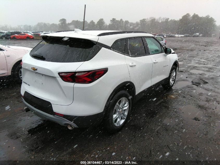 2022 CHEVROLET BLAZER LT VIN: 3GNKBHR49NS230490