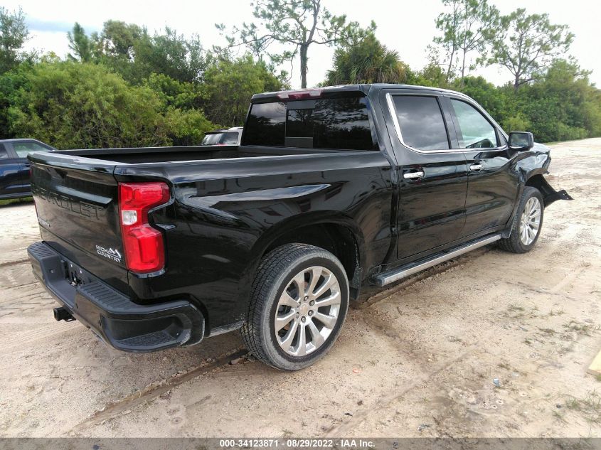 2021 CHEVROLET SILVERADO 1500 HIGH COUNTRY VIN: 1GCUYHET5MZ232199