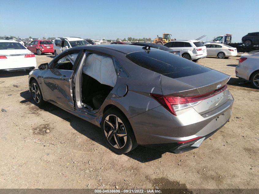 2022 HYUNDAI ELANTRA LIMITED VIN: KMHLP4AG2NU353640