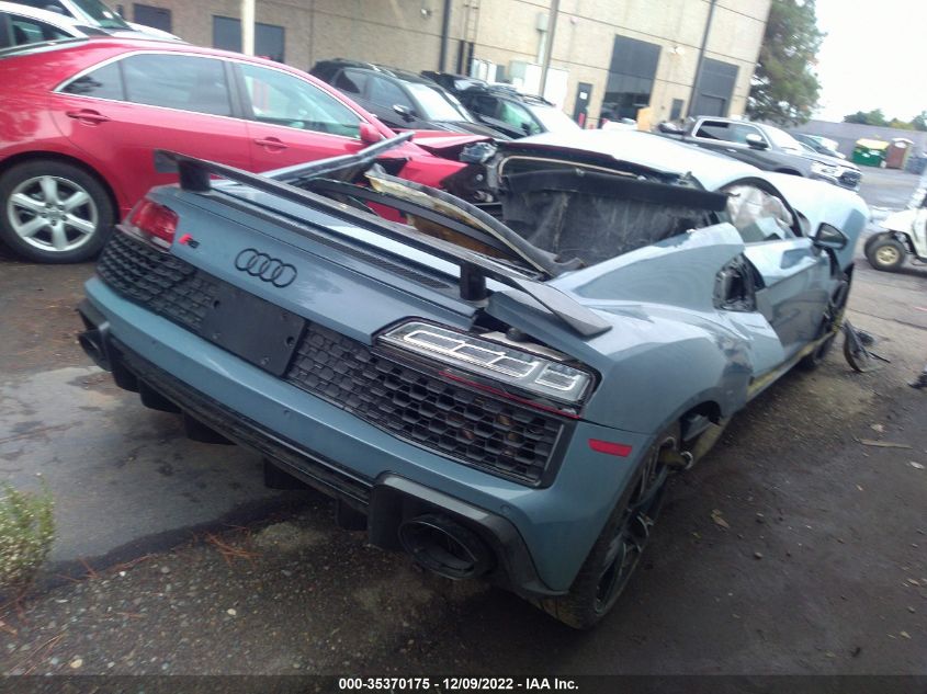 2022 AUDI R8 COUPE V10 PERFORMANCE VIN: WUAKBAFX0N7900475