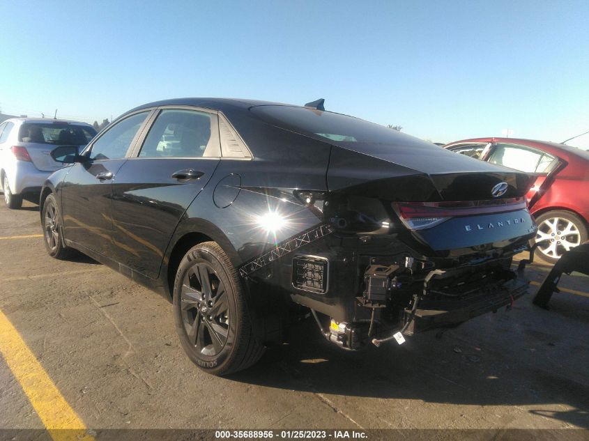 2022 HYUNDAI ELANTRA HYBRID BLUE VIN: KMHLM4AJ8NU031279