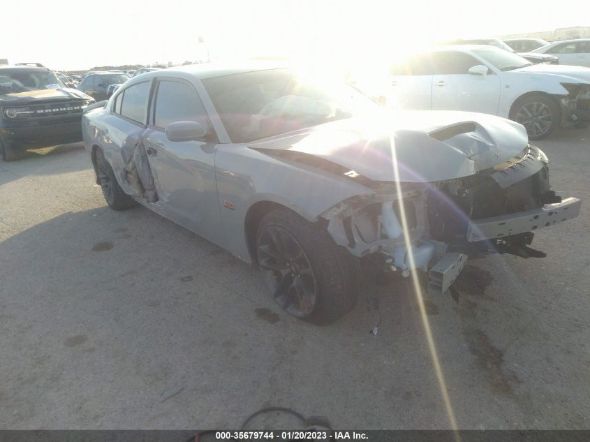 2022 DODGE CHARGER SCAT PACK VIN: 2C3CDXGJ0NH166521
