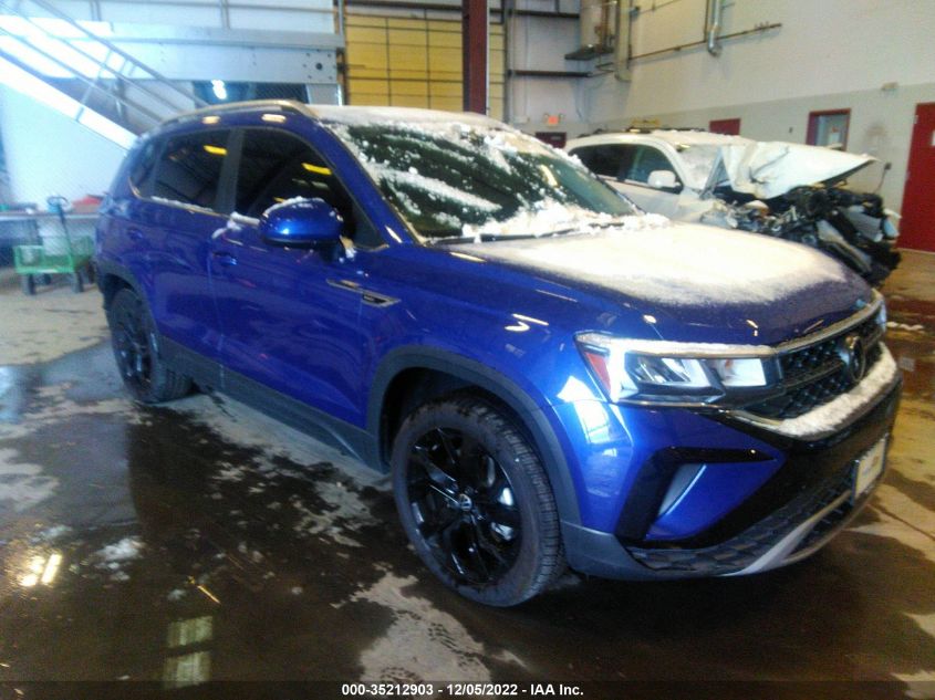 2022 VOLKSWAGEN TAOS SE VIN: 3VVLX7B28NM079536