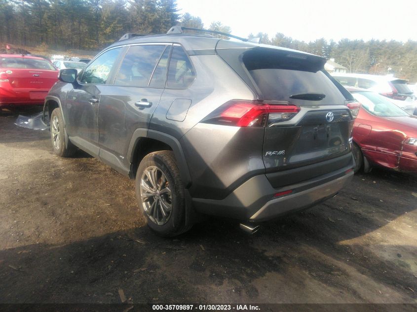 2022 TOYOTA RAV4 HYBRID LIMITED VIN: 4T3D6RFV1NU088874