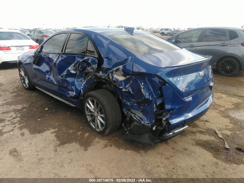 2022 CADILLAC CT4 SPORT VIN: 1G6DG5RK5N0110597
