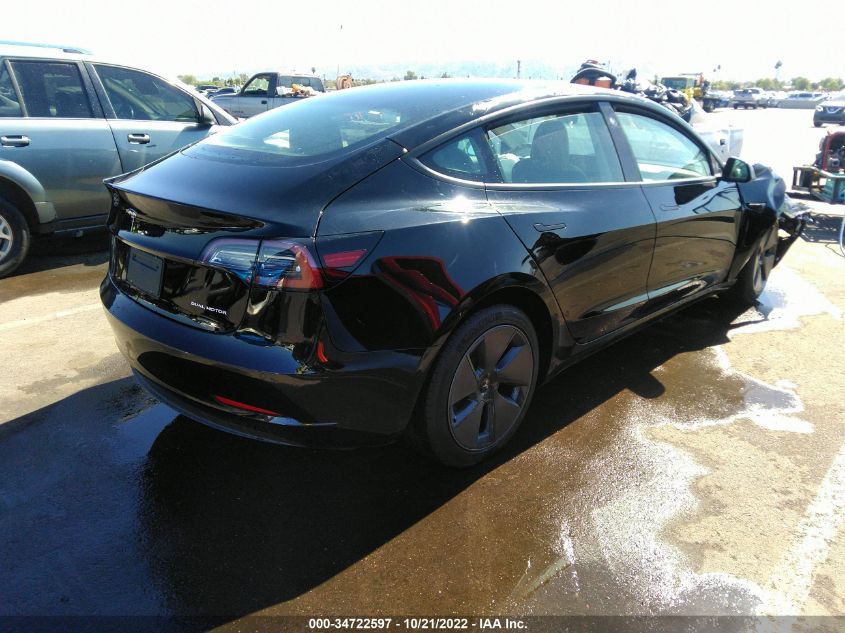 2022 TESLA MODEL 3 LONG RANGE VIN: 5YJ3E1EB4NF359634