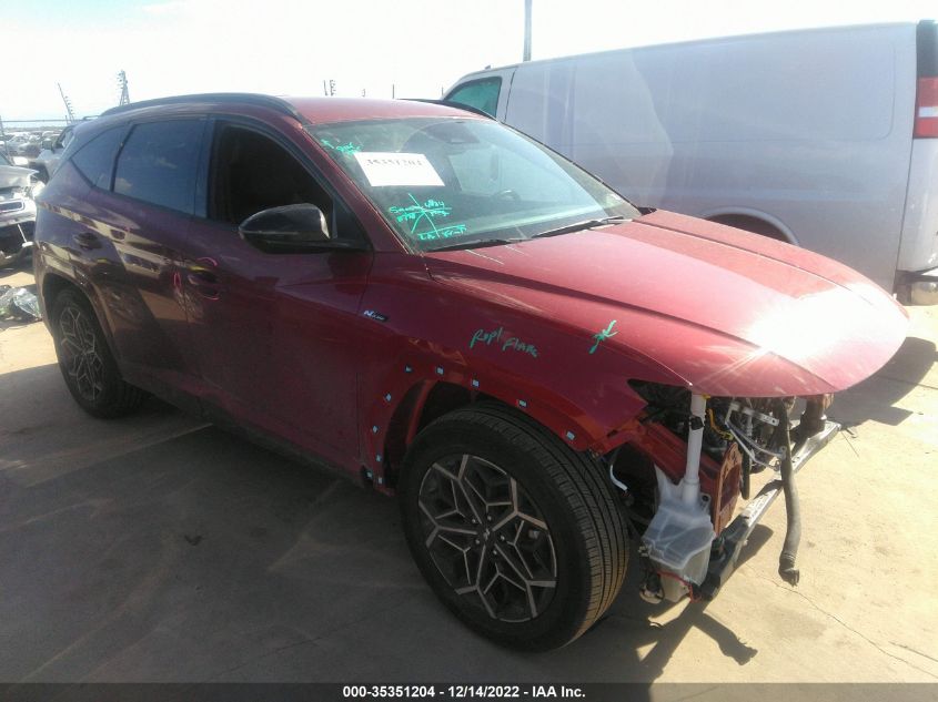 2022 HYUNDAI TUCSON N LINE VIN: KM8JF3AE1NU123025