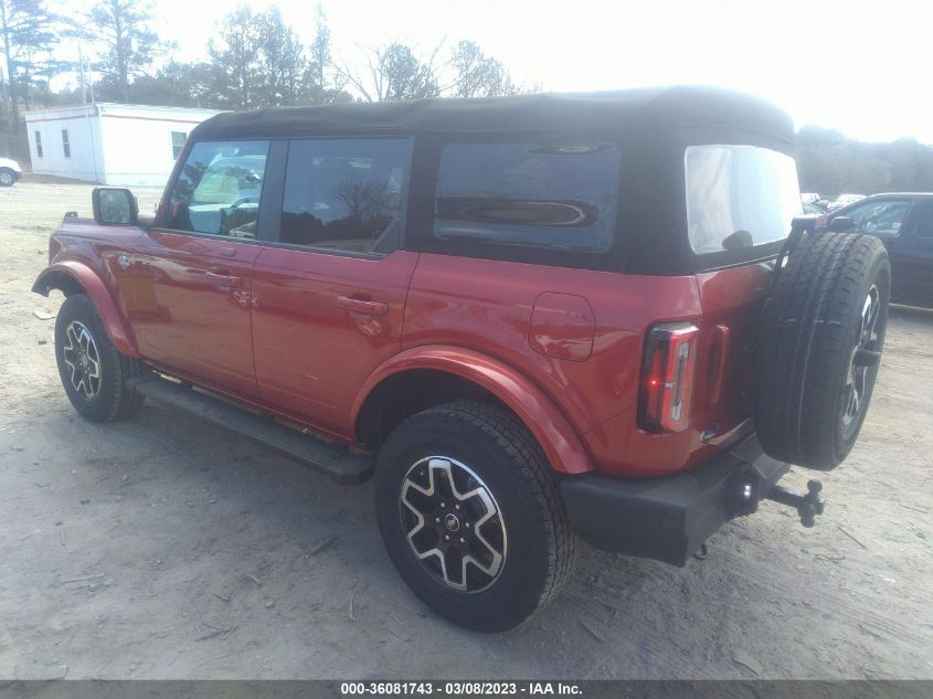 2022 FORD BRONCO BASE/BIG BEND VIN: 1FMDE5BH0NLB01057