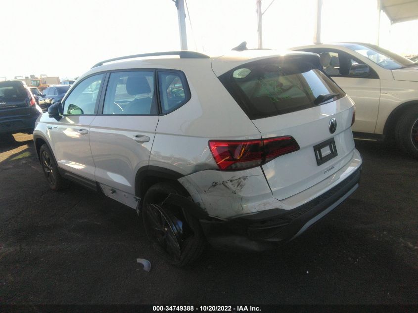 2022 VOLKSWAGEN TAOS S VIN: 3VVCX7B24NM017079