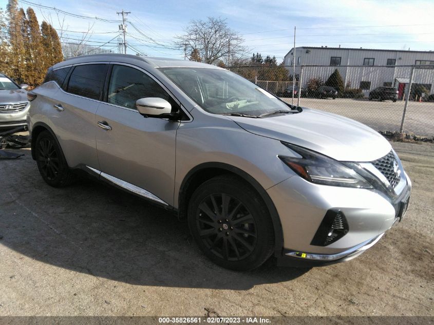 2022 NISSAN MURANO PLATINUM VIN: 5N1AZ2DS9NC116431