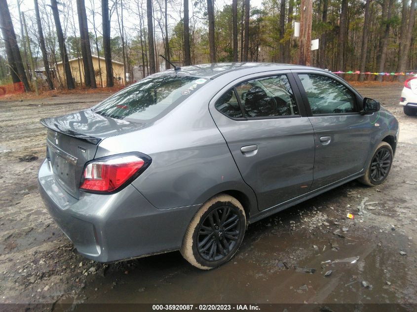 2022 MITSUBISHI MIRAGE G4 ES/LE/BLACK EDITION VIN: ML32FUFJ4NHF02488