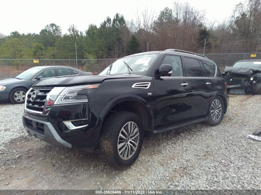 2021 NISSAN ARMADA SL VIN: JN8AY2BA4M9373076