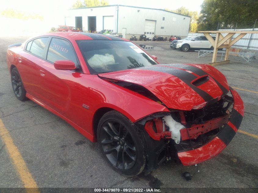 2021 DODGE CHARGER SCAT PACK VIN: 2C3CDXGJ2MH614885