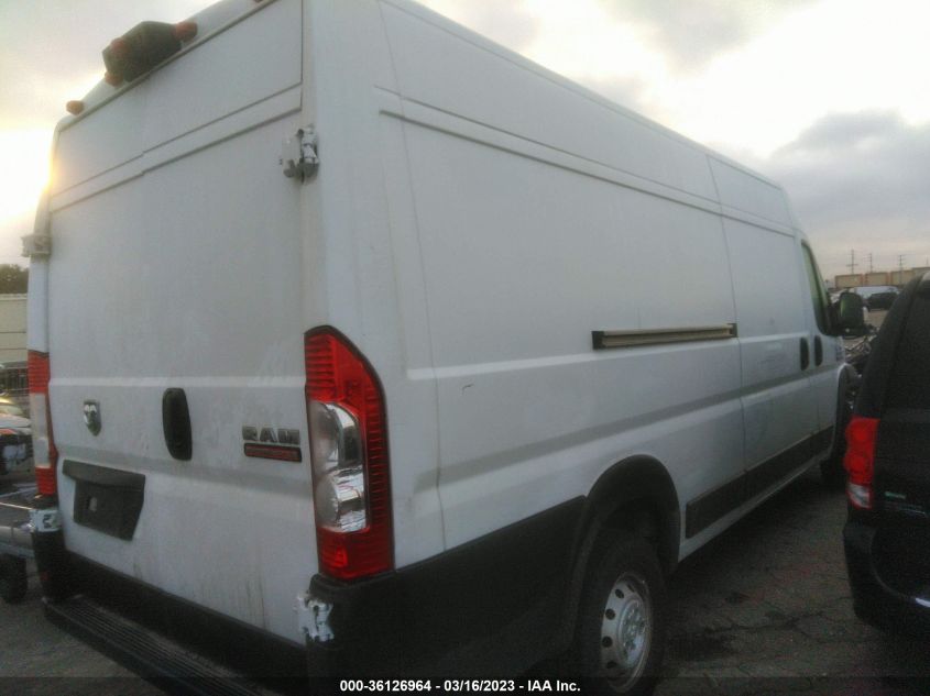 2022 RAM PROMASTER CARGO VAN VIN: 3C6MRVJG3NE130506