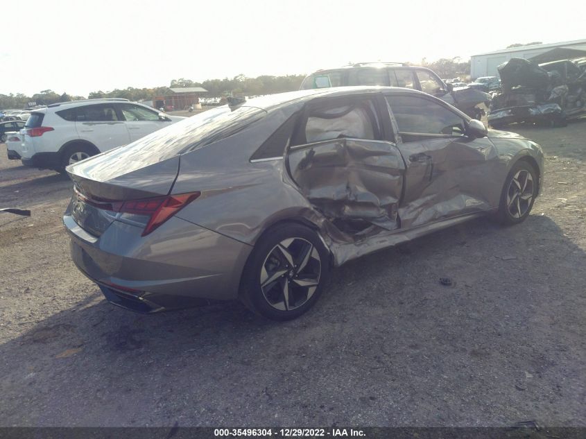 2022 HYUNDAI ELANTRA LIMITED VIN: KMHLP4AG2NU289261