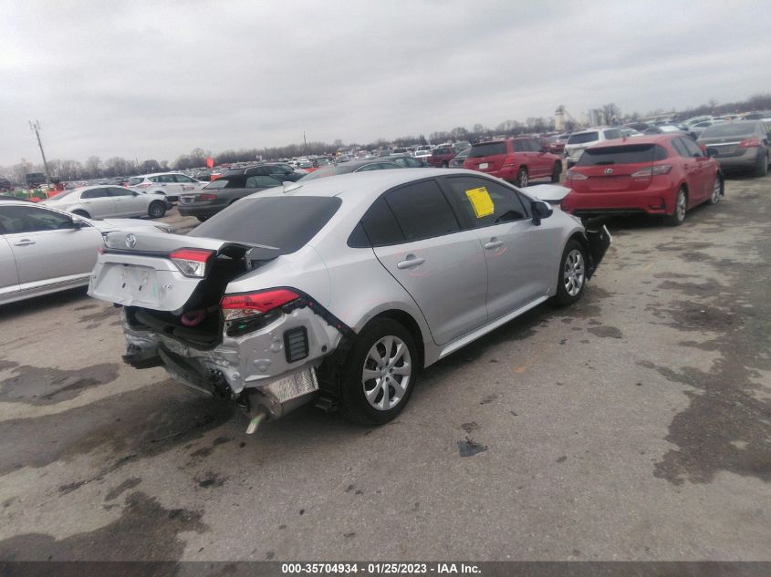 2022 TOYOTA COROLLA LE VIN: 5YFEPMAE3NP295997