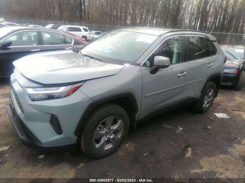 2022 TOYOTA RAV4 HYBRID XLE VIN: 4T3RWRFV5NU071033